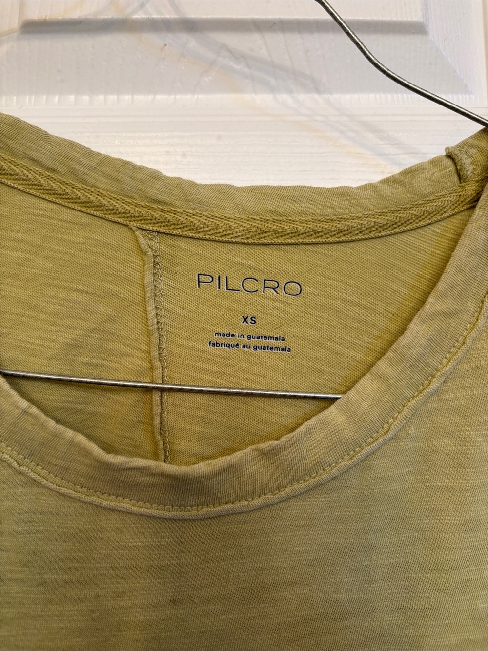 Pilcro Olive Green Short Sleeve Crewneck Tee - Picture 2 of 3